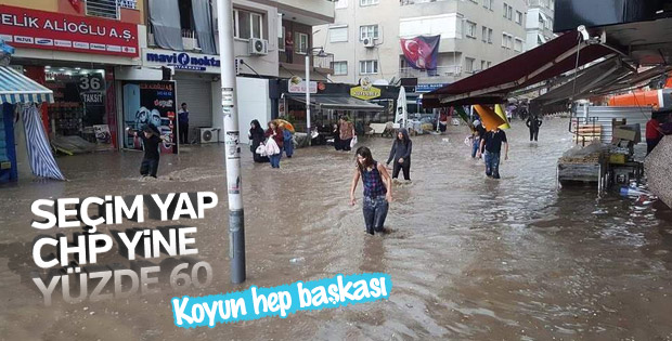 İzmir'de kaos