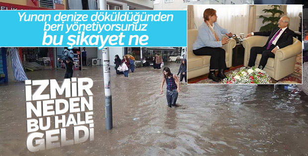 Konak Belediye Başkanı'ndan Kılıçdaroğlu'na sel raporu