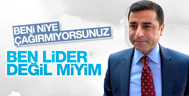 Demirtaş Beştepe'ye çağrılmayınca alındı