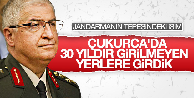 Jandarma Genel Komutanı'ndan Çukurca açıklaması