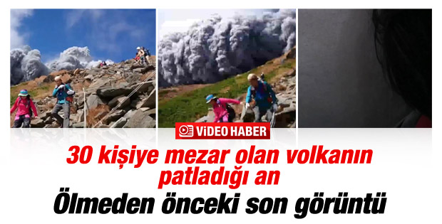 Japonya'daki yanardağ patlamasında 30 dağcı öldü