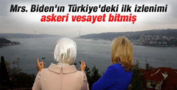 Emine Erdoğan ve Jill Biden Adile Sultan'da buluştu