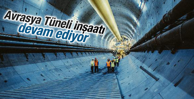 Avrasya Tüneli inşaatı devam ediyor