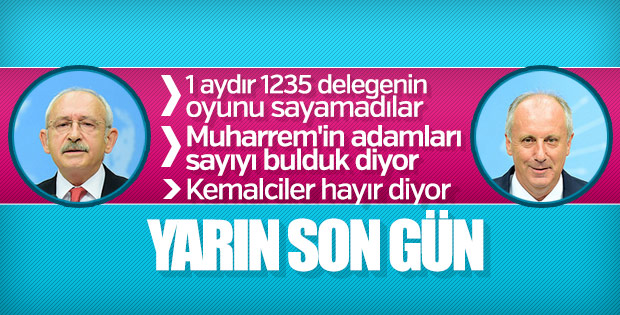 CHP'de kurultay için yarın büyük gün