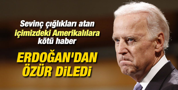 Joe Biden Cumhurbaşkanı Erdoğan'dan özür diledi
