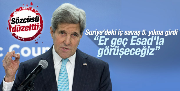 ABD Dışişleri Bakanı Kerry: Esad'la konuşmak zorundayız