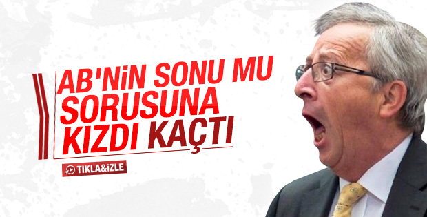 Juncker İngiltere sorusuna kızdı