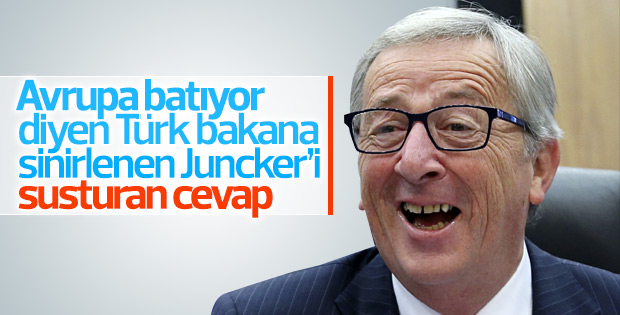 Çavuşoğlu'ndan Juncker'i susturan cevap