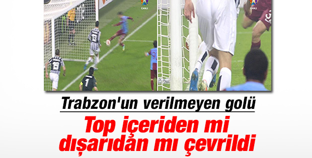 Juventus-Trabzonspor maçında geçersiz sayılan pozisyon