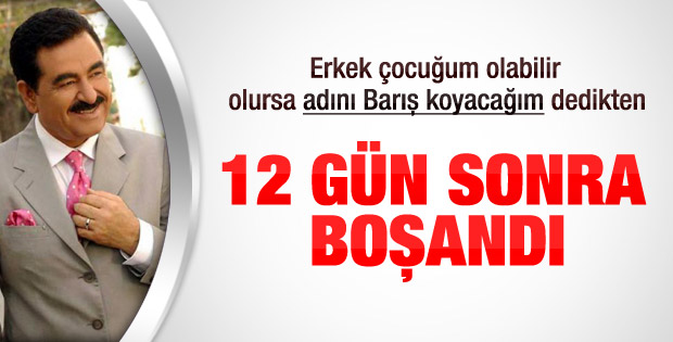İbrahim Tatlıses ve Ayşegül Yıldız boşandı