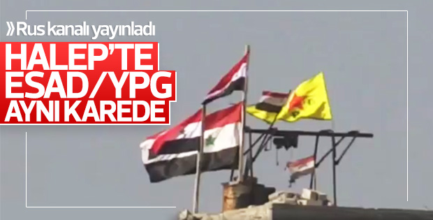 Halep'te Esad ve YPG işbirliği