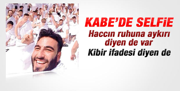 Yeni tartışma konusu Hacda selfie