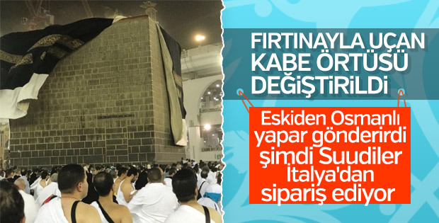 Kabe'nin örtüsü değiştirildi