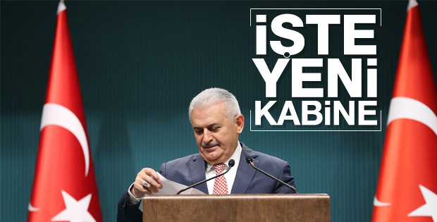 Yeni Bakanlar Kurulu açıklandı