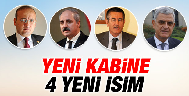 Kabineye giren 4 yeni isim