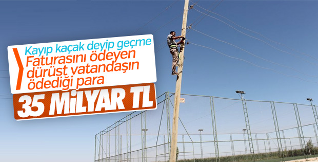 Elektrik faturalarına yansıyan kayıp kaçak bedeli