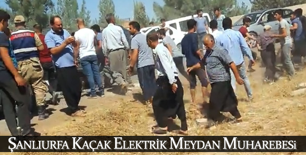 Şanlıurfa'da kaçak elektrik denetimi yapan ekibe saldırı