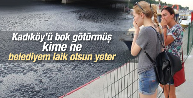 Kadıköy'deki Kurbağalıdere kirden fokurdamaya başladı