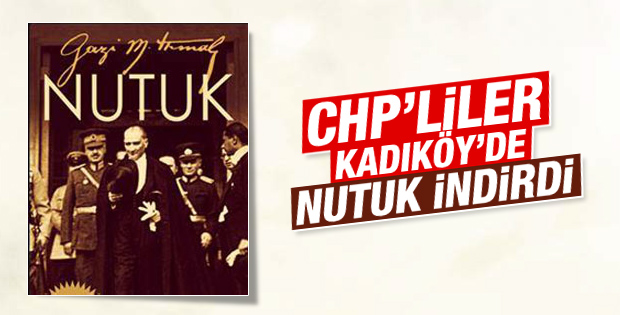 Kadıköy'de Nutuk'tan pasajlar okundu