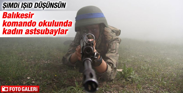 Balıkesir Astsubay MYO'da 26 kadın öğrenci eğitim görüyor
