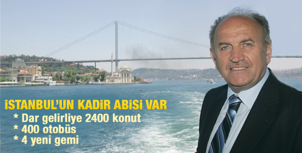 Kadir Topbaş'tan dar gelirlilere 2400 konut müjdesi