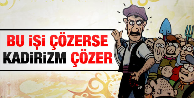 Habertürk Gazetesi'nin akil insanlar karikatürü