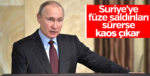 Putin'den Suriye uyarısı: Kaos çıkar
