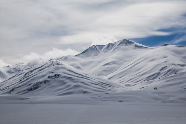 Van'dan muhteşem kar manzaraları
