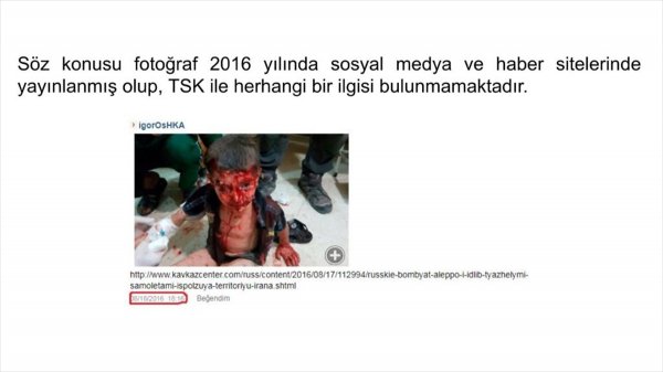 Teröristlerin çocuklar vuruluyor iddiası çürütüldü