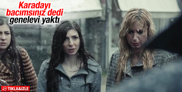 Karadayı'da Mahir genelevi yaktı