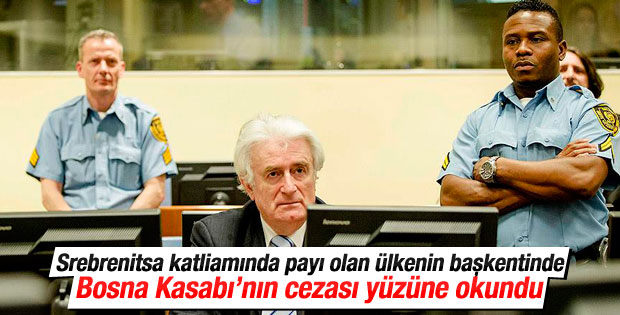 Bosna Kasabı Karadzic suçlu bulundu