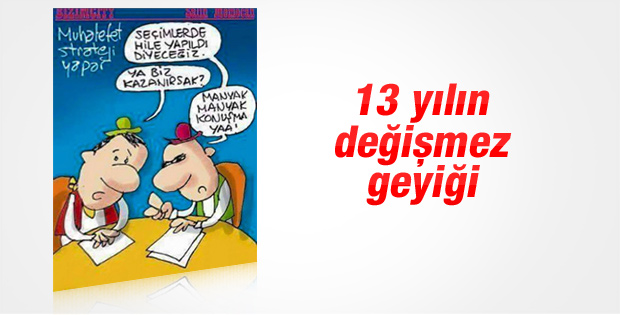 Salih Memecan'ın seçim karikatürü