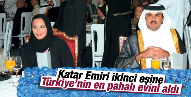 Katar Emiri ikinci eşine Türkiye'nin en pahalı yalısını aldı
