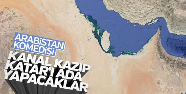 Suudi Arabistan, Katar'ı ana karadan ayıracak