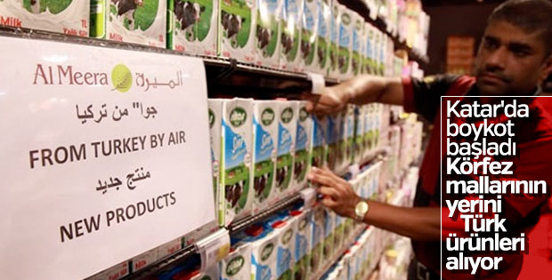 Katar'dan ablukacı ülkelerin ürünlerine boykot