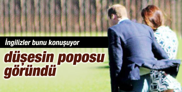 Kate Middleton rüzgarın azizliğine uğradı