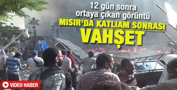 Katliam sonrası naaşları buldozerle ezdiler