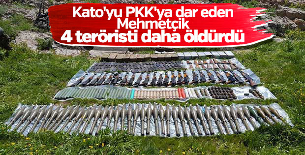 Kato bölgesinde 4 terörist daha öldürüldü