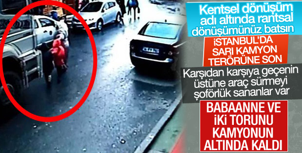 Hafriyat kamyonu yine can aldı
