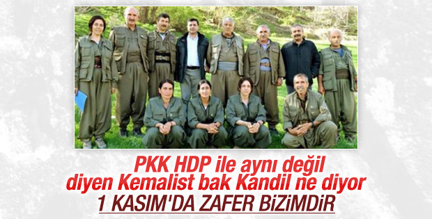KCK'dan HDP'ye 1 Kasım desteği