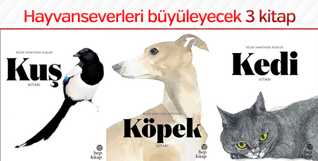 Hayvanseverleri her sayfada büyüleyecek 3 kitap: Kedi, Köpek, Kuş
