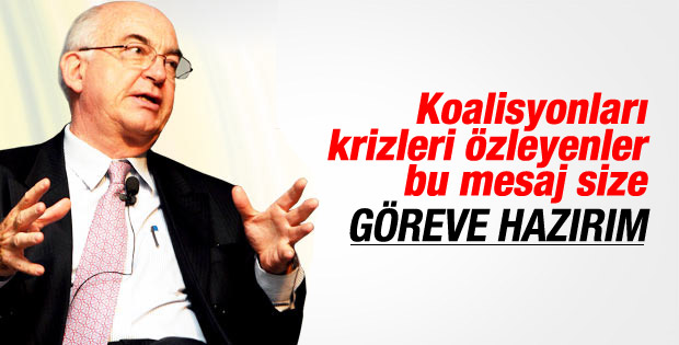Kemal Derviş vekil değil bakan olmak istiyor