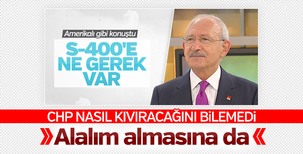 CHP S-400 konusunda fikir değiştirdi