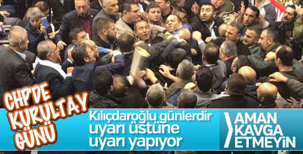 CHP'de kurultay günü