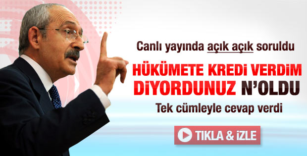 Kılıçdaroğlu CNNTürk canlı yayınında konuştu