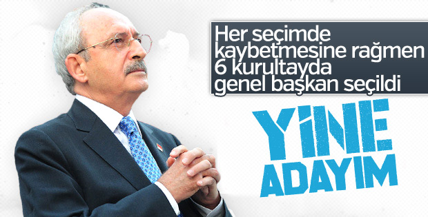 Kemal Kılıçdaroğlu 7. kez aday