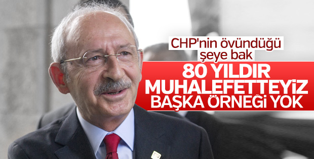 CHP muhalefette olmaktan gurur duyuyor