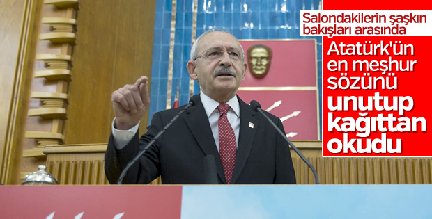 Kemal Kılıçdaroğlu, Meclis'e gaflarıyla döndü