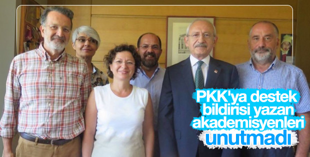 Kılıçdaroğlu'ndan terör sevici akademisyenlere ziyaret