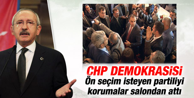 Kılıçdaroğlu ön seçim isteyen partiliye kızdı İZLE
